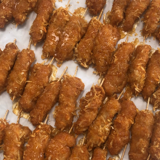 Coconut Chicken Skewers (Dozen)